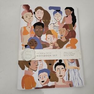 Seedlings Notebook Set By Artist Maragret Jeane Set Of 2 New Plantable